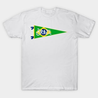 Brazil Flag Pennant T-Shirt